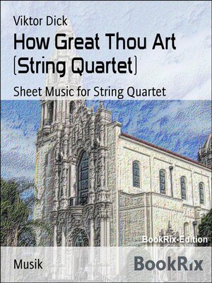 cover image of How Great Thou Art (String Quartet)